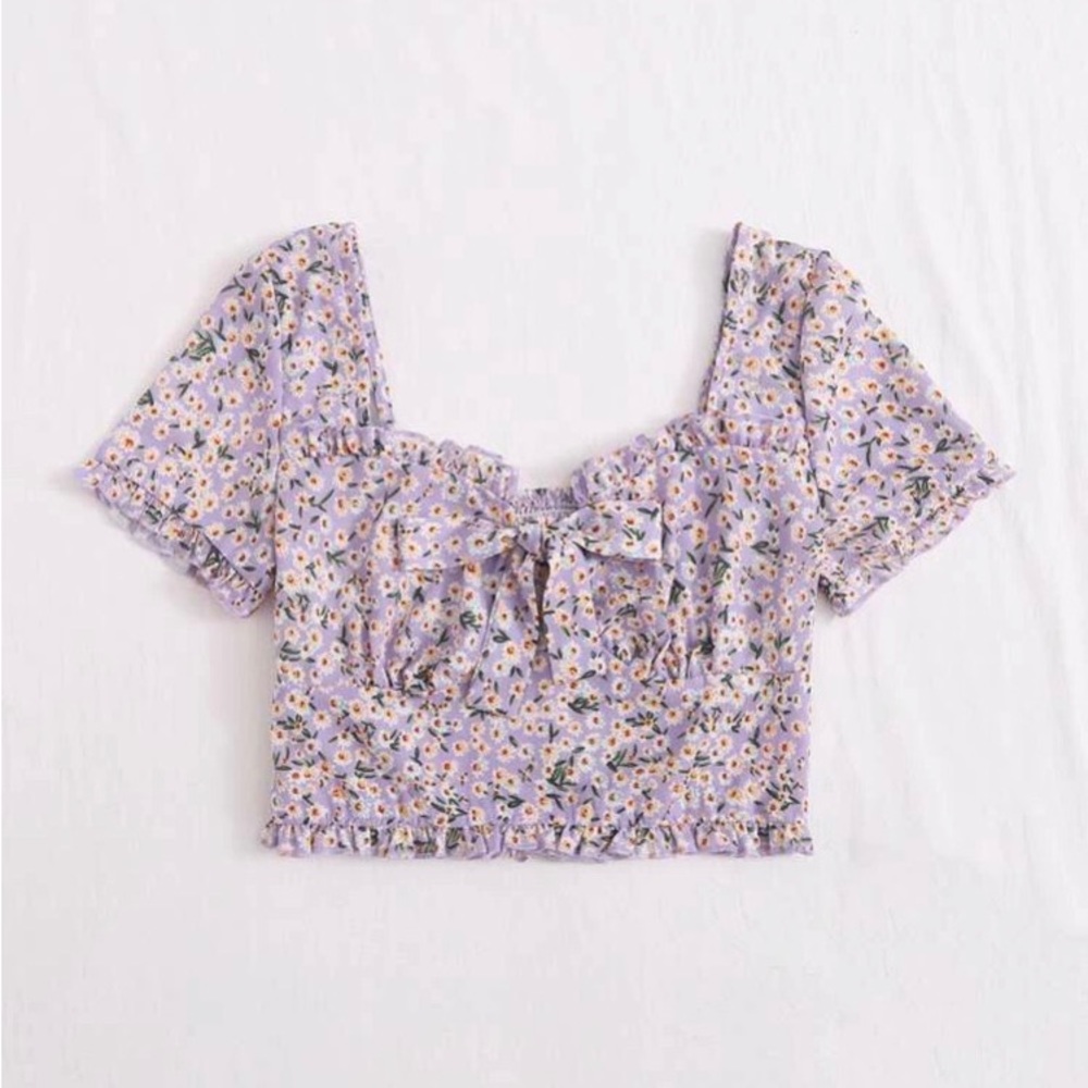 Ditsy Floral Corset Top